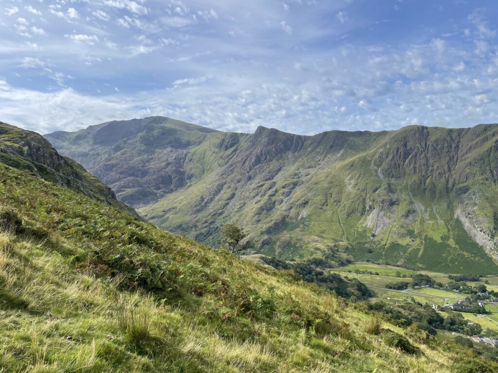 The View looking South toward Yr Wyddfa (Snowdon)